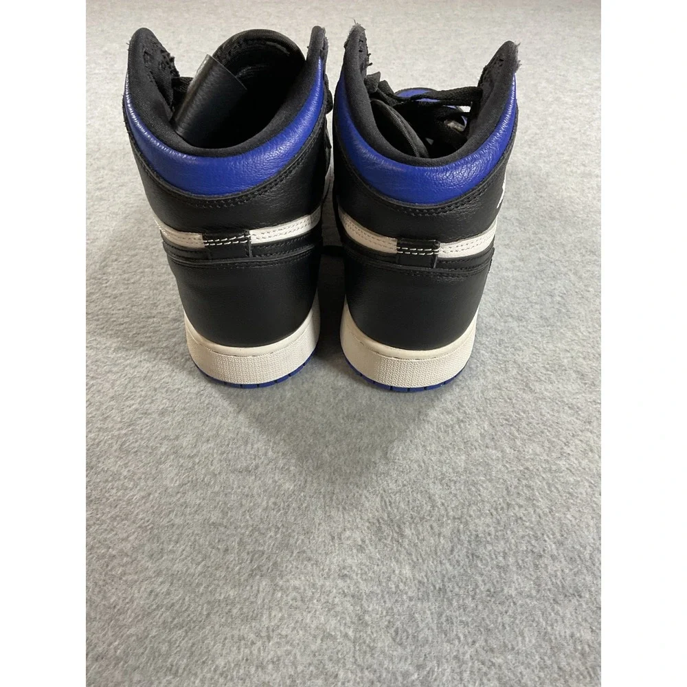 Jordan 1 Retro High OG Royal Toe Black White Blue 575441-041 Mens 6.5Y